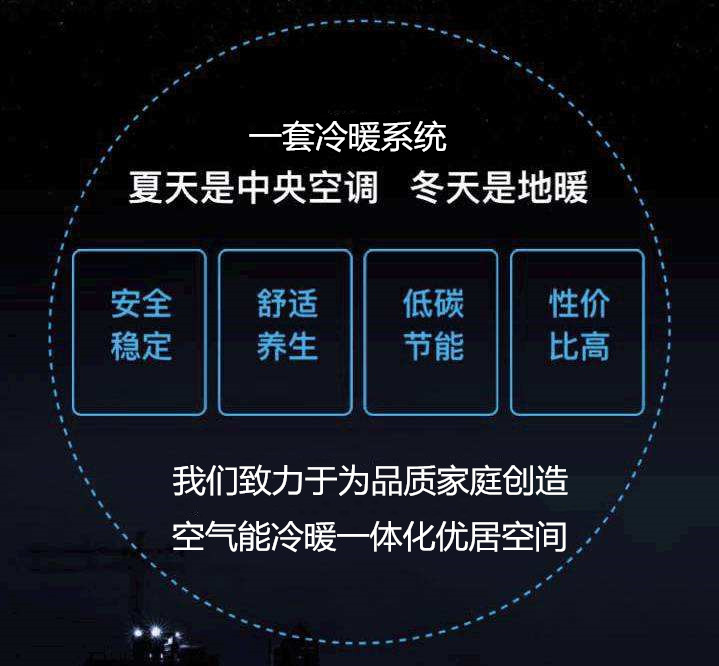 空氣能中央冷暖的優(yōu)勢